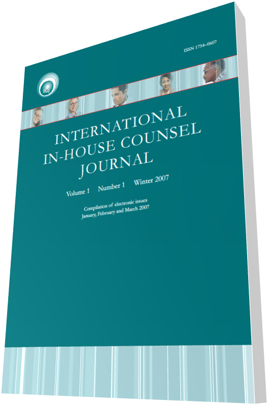 Second Annual IICJ Global In-house Counsel Survey Report 2010