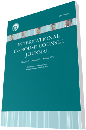 Fifth Annual IICJ Global In-house Counsel Survey Report 2013